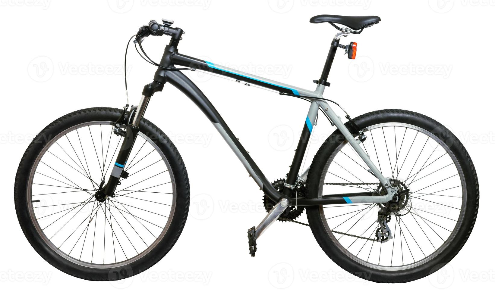 Mountain bike on white background photo
