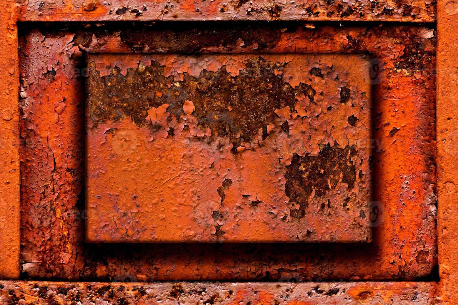 Rusty metal background photo