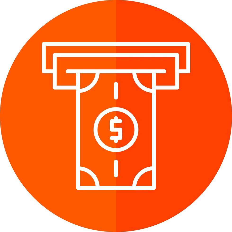 Money Withdrawal Vector Icon Design