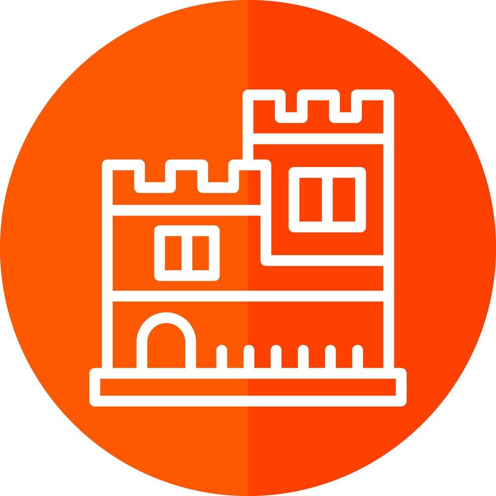 Castle Vector Icon Design