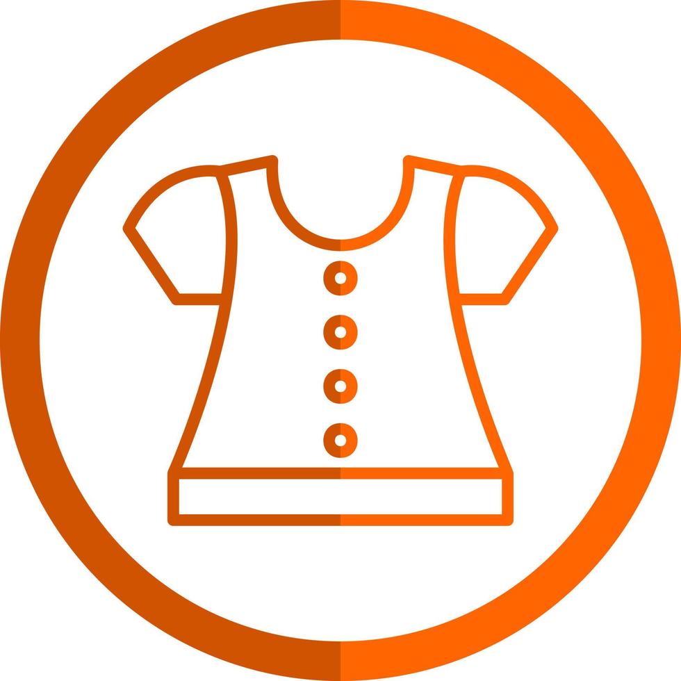Blouse Vector Icon Design