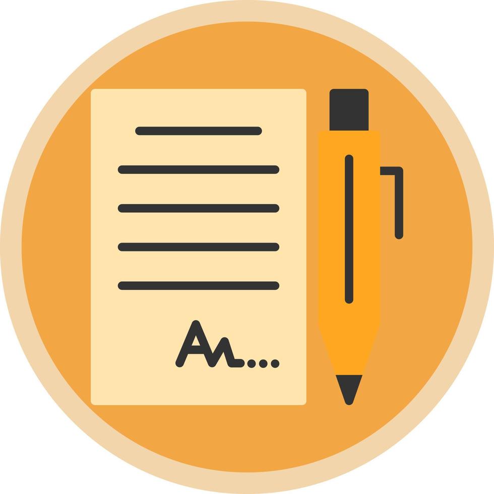 Signature Vector Icon Design