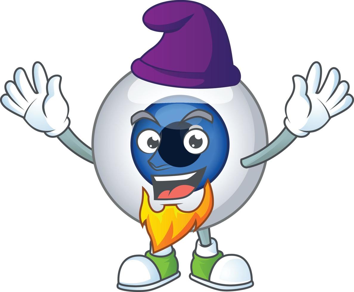 Human eye ball Cartoon character vector