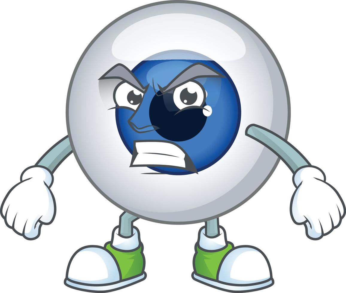 Human eye ball Cartoon character vector