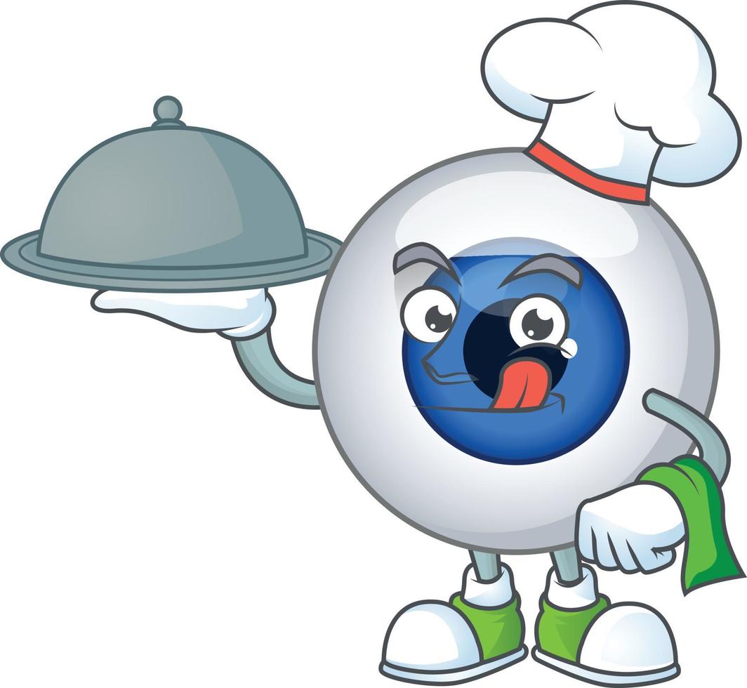 Human eye ball Cartoon character vector
