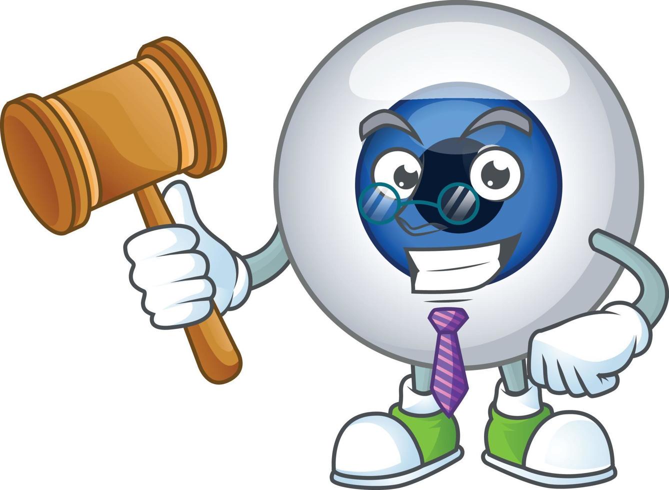Human eye ball Cartoon character vector