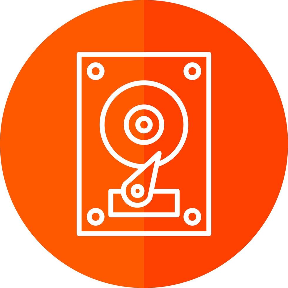 Hard Disk Vector Icon Design