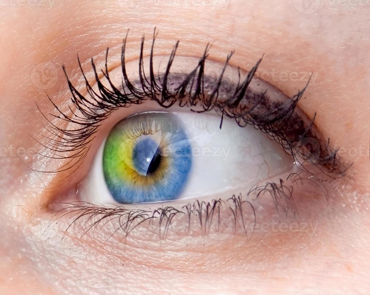 Abstract human eye photo