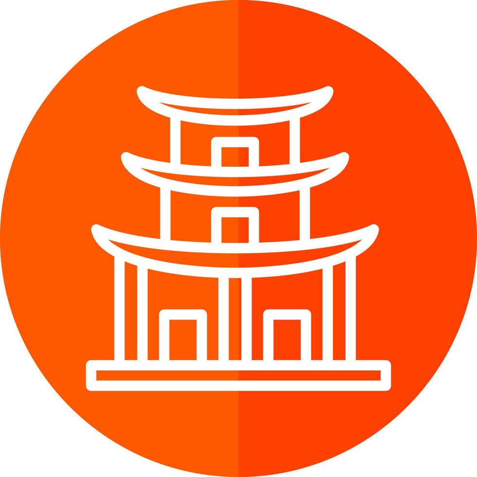 Temple Vector Icon Design