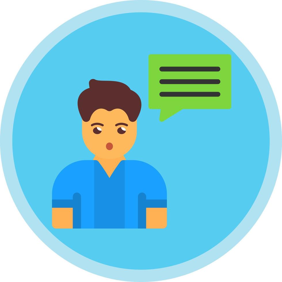 Talk Vector Icon Design