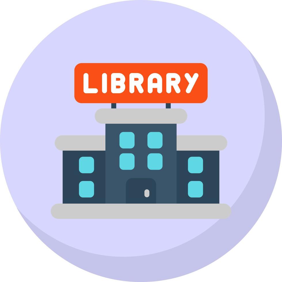 Library Vector Icon Design