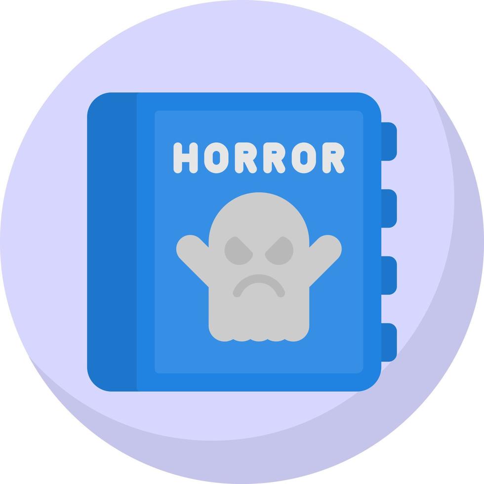 diseño de icono de vector de terror