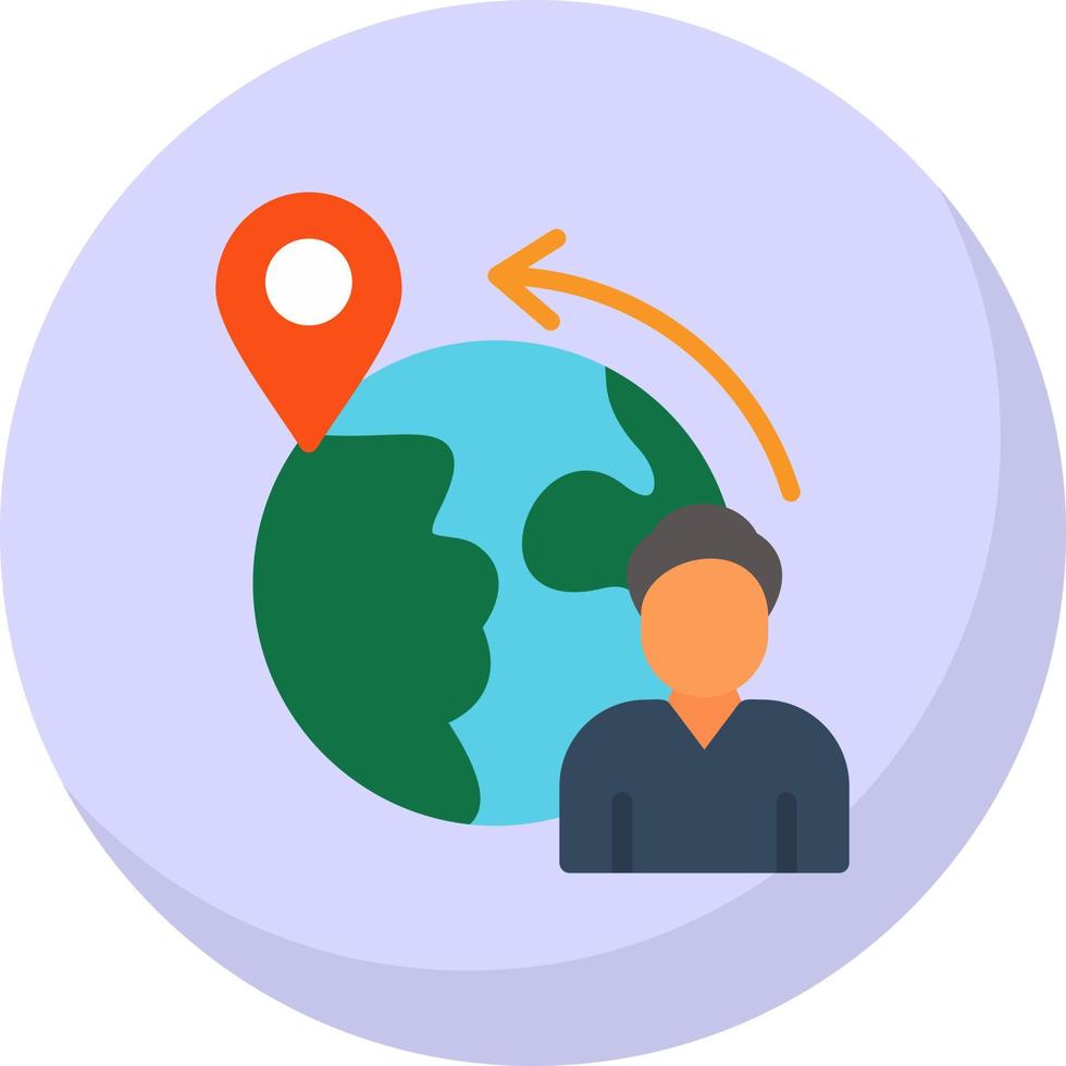 Migration Vector Icon Design