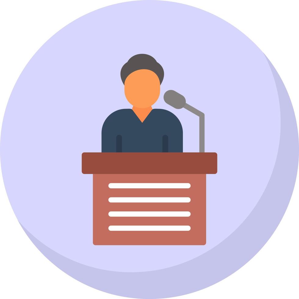 Spokesperson Vector Icon Design