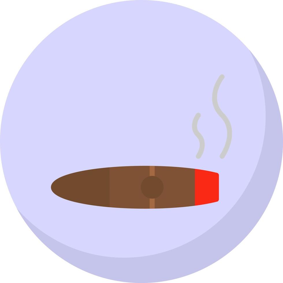 Cigar Vector Icon Design