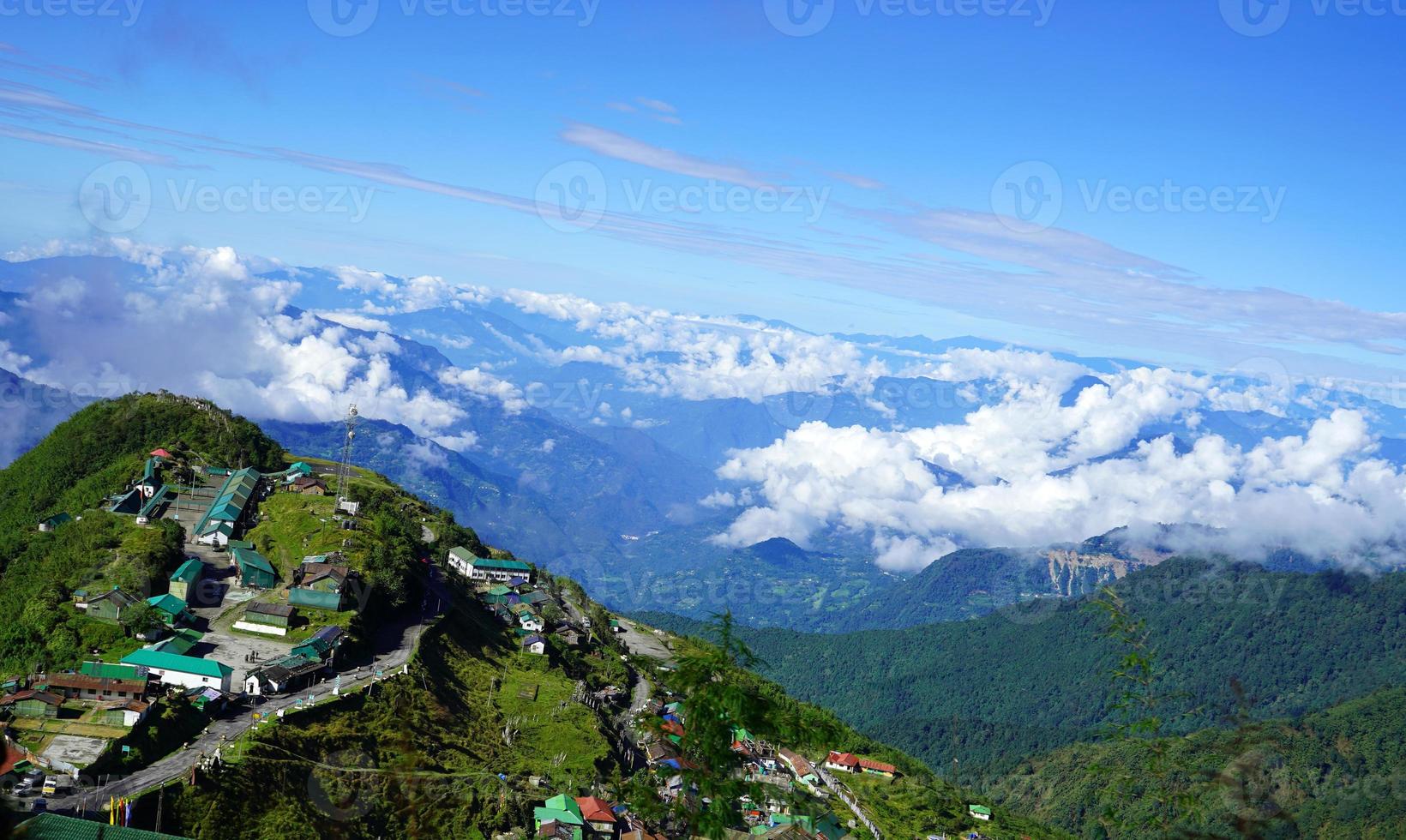 Full View of Zuluk from top of Silk Route Sikkim photo