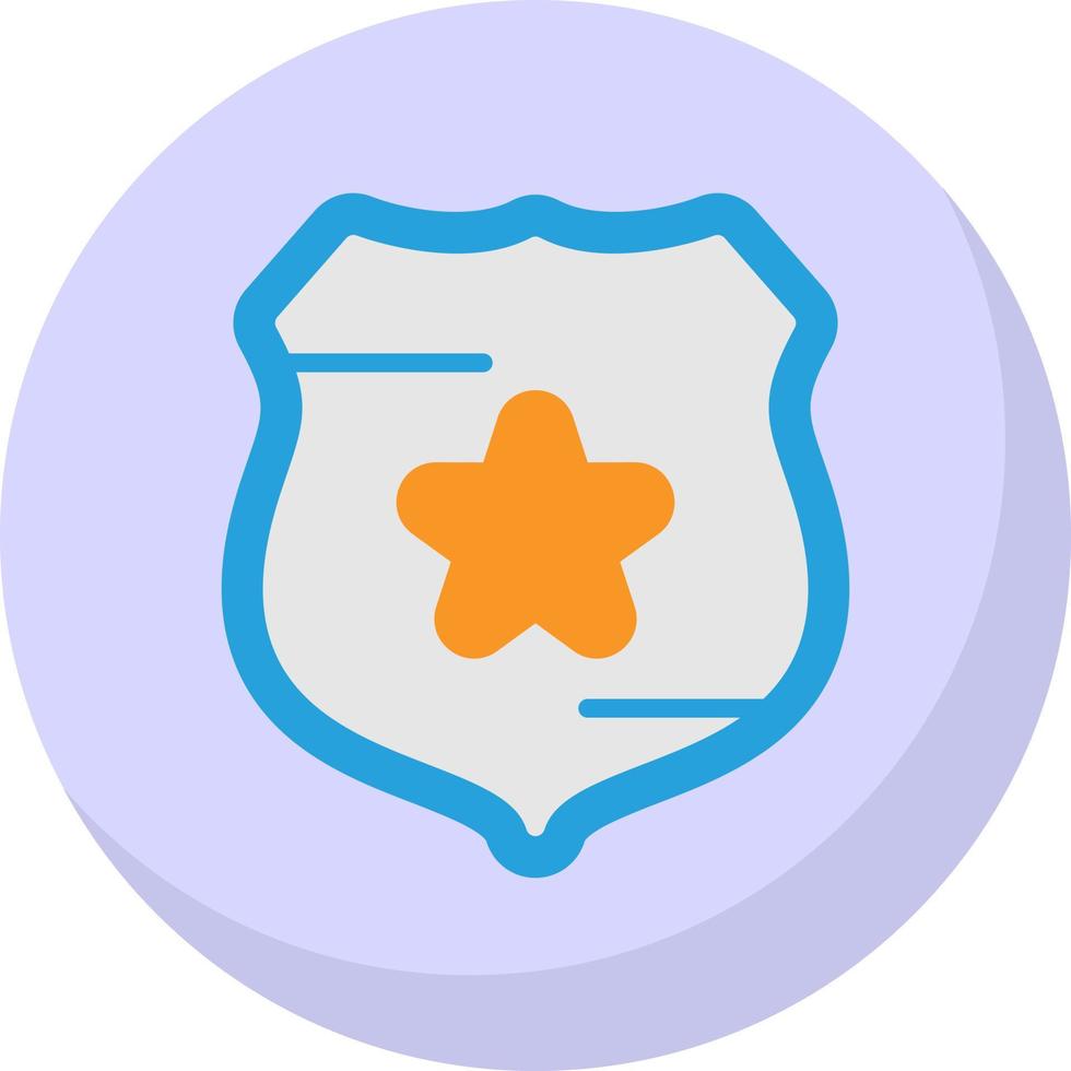 Police Shield Vector Icon Design