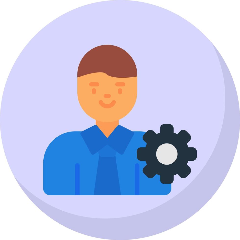 Engineer Vector Icon Design
