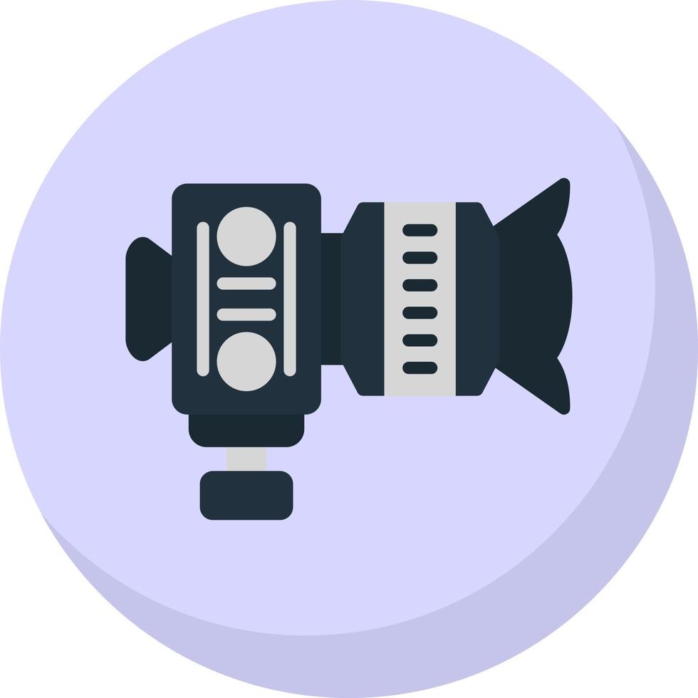 Dslr Camera Vector Icon Design