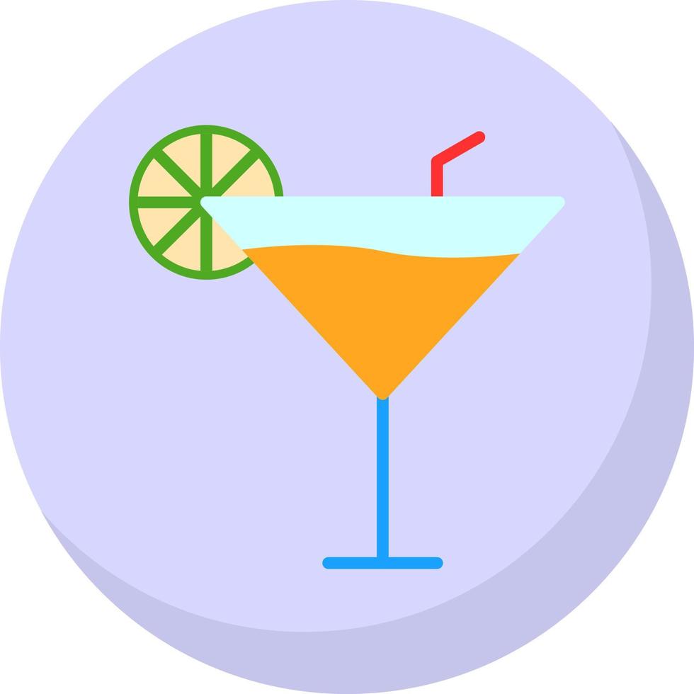 Cocktail Vector Icon Design