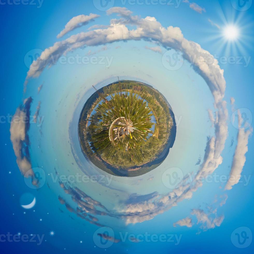 Little planet concept photo