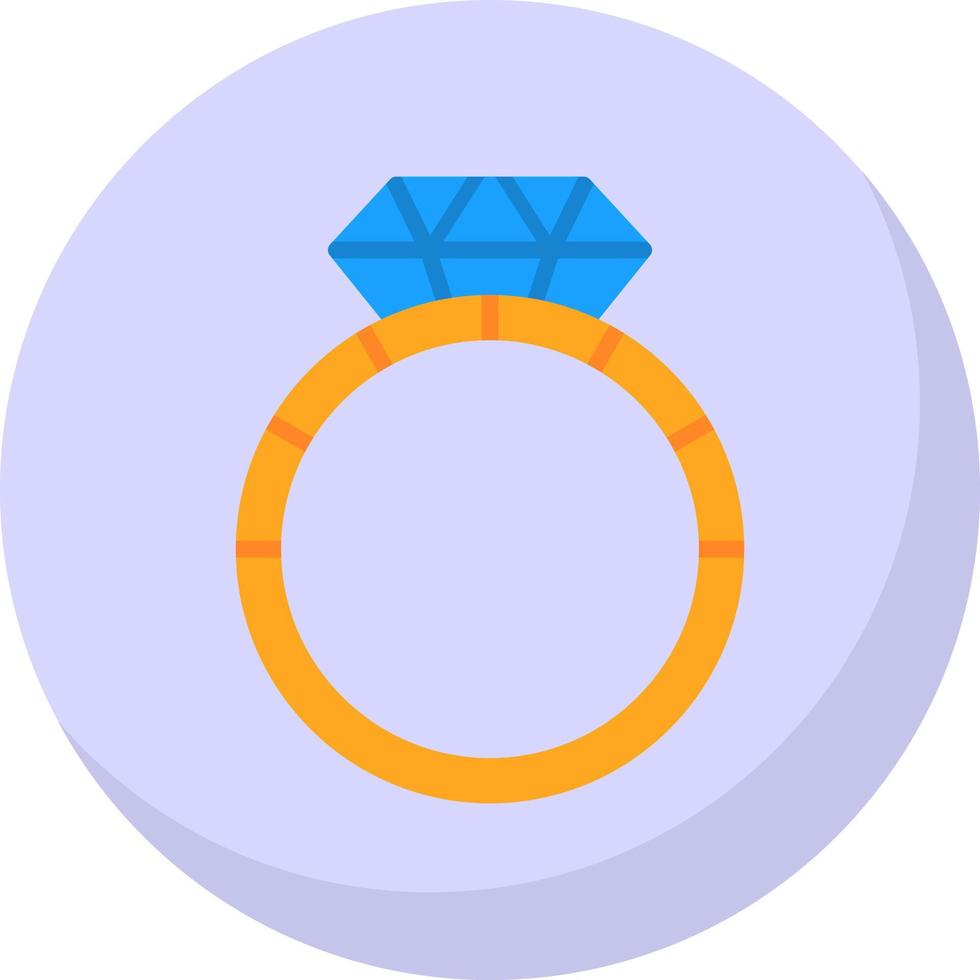 Diamond Ring Vector Icon Design