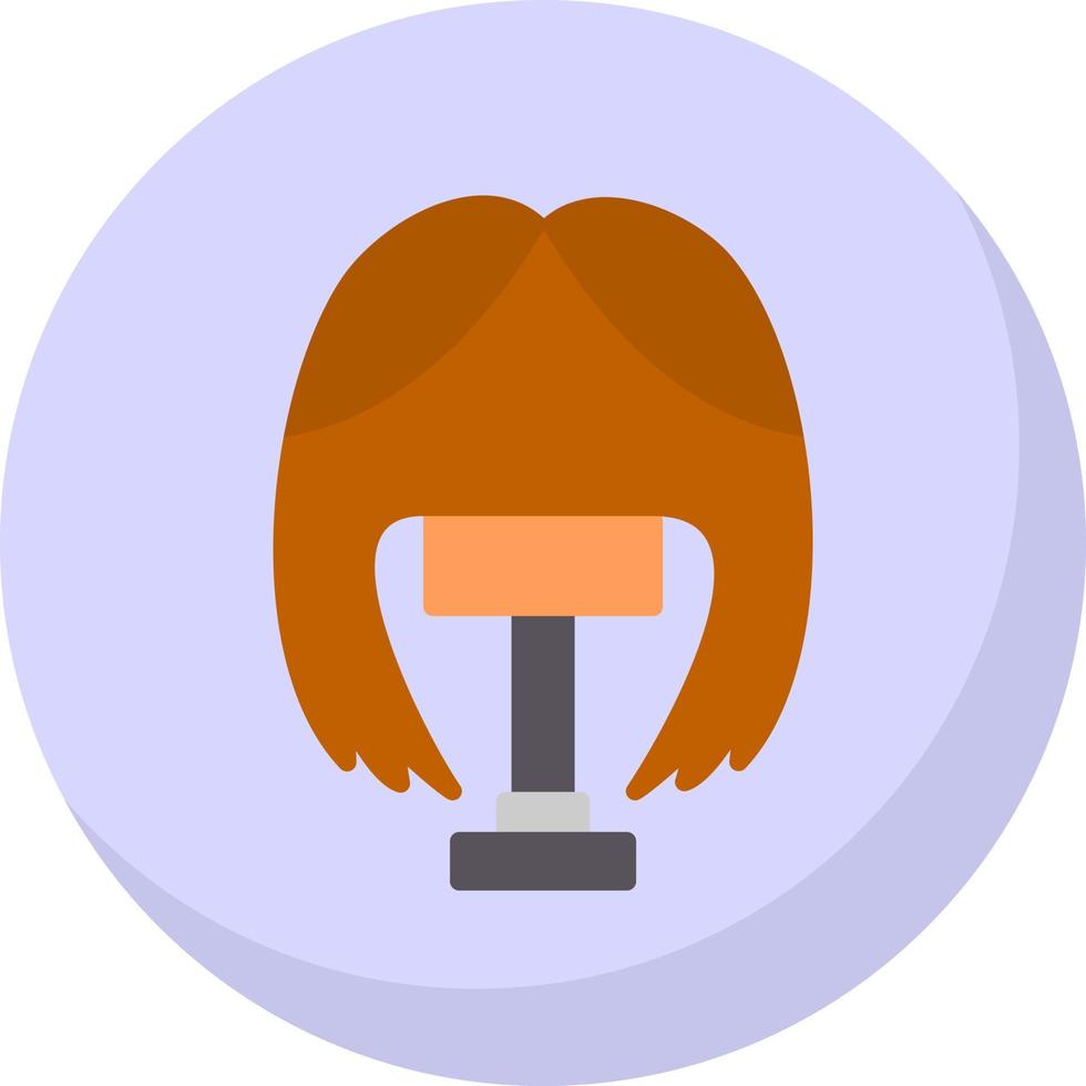 Wig Vector Icon Design