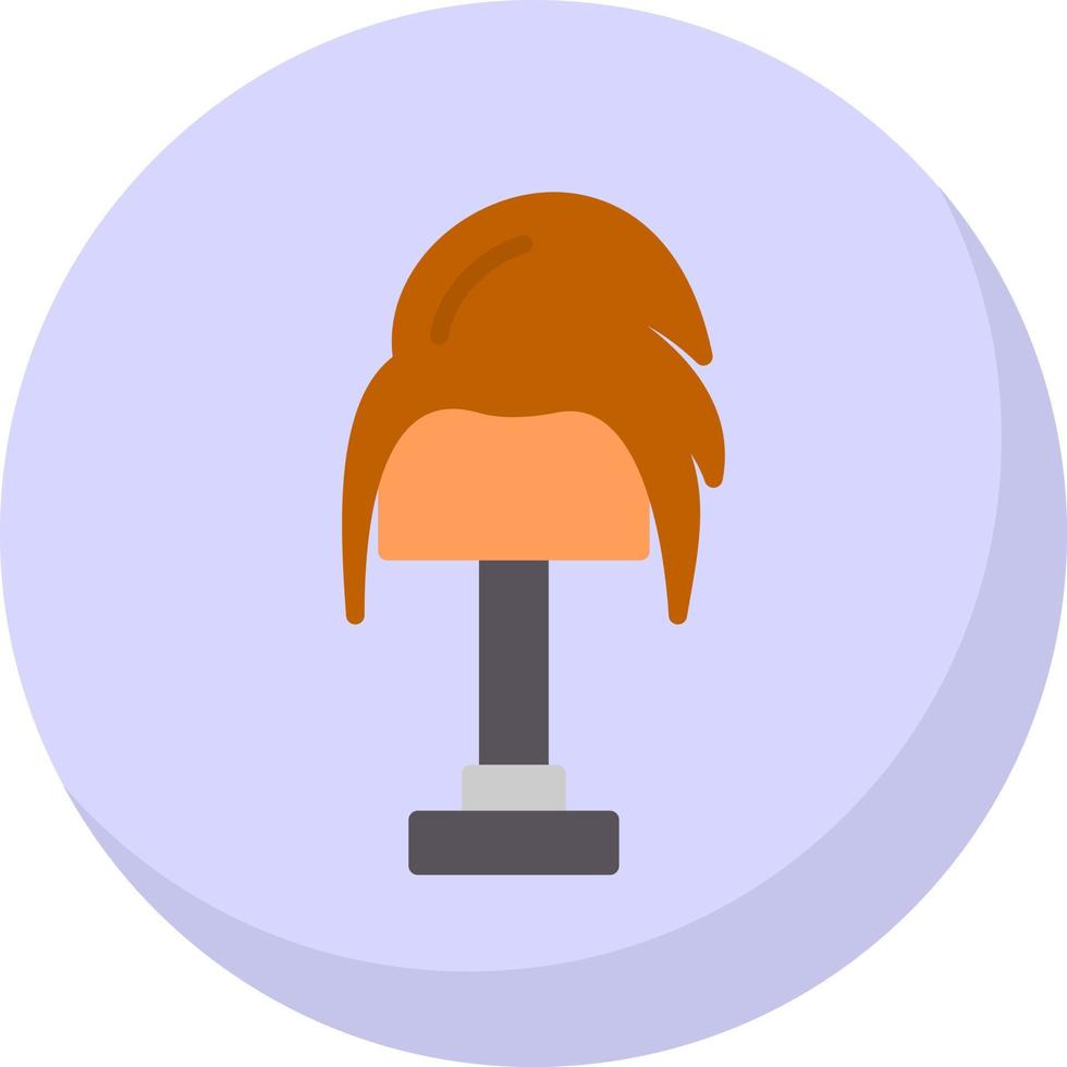 Wig Vector Icon Design