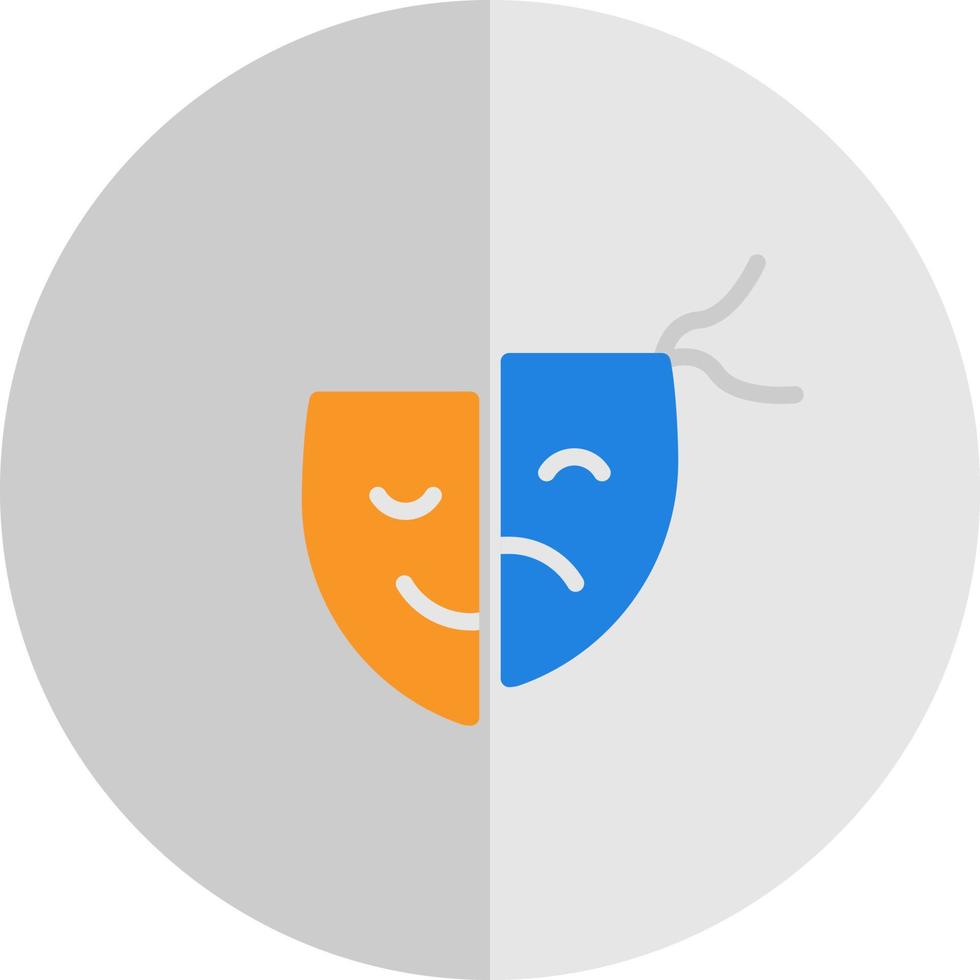Tragedy Vector Icon Design