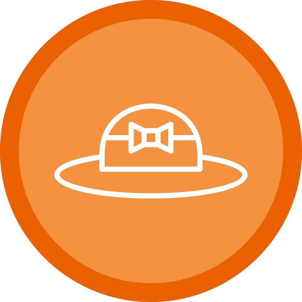 diseño de icono de vector de sombrero de pamela