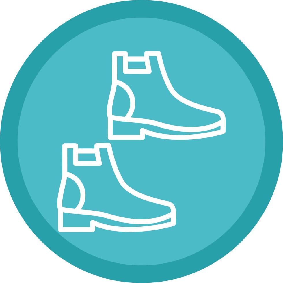 diseño de icono de vector de botas