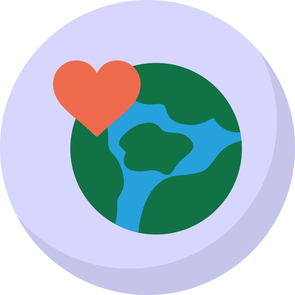 Save The World Vector Icon Design