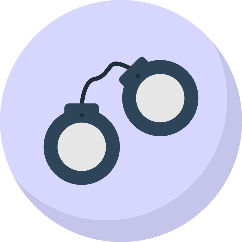 Handcuffs Vector Icon Design