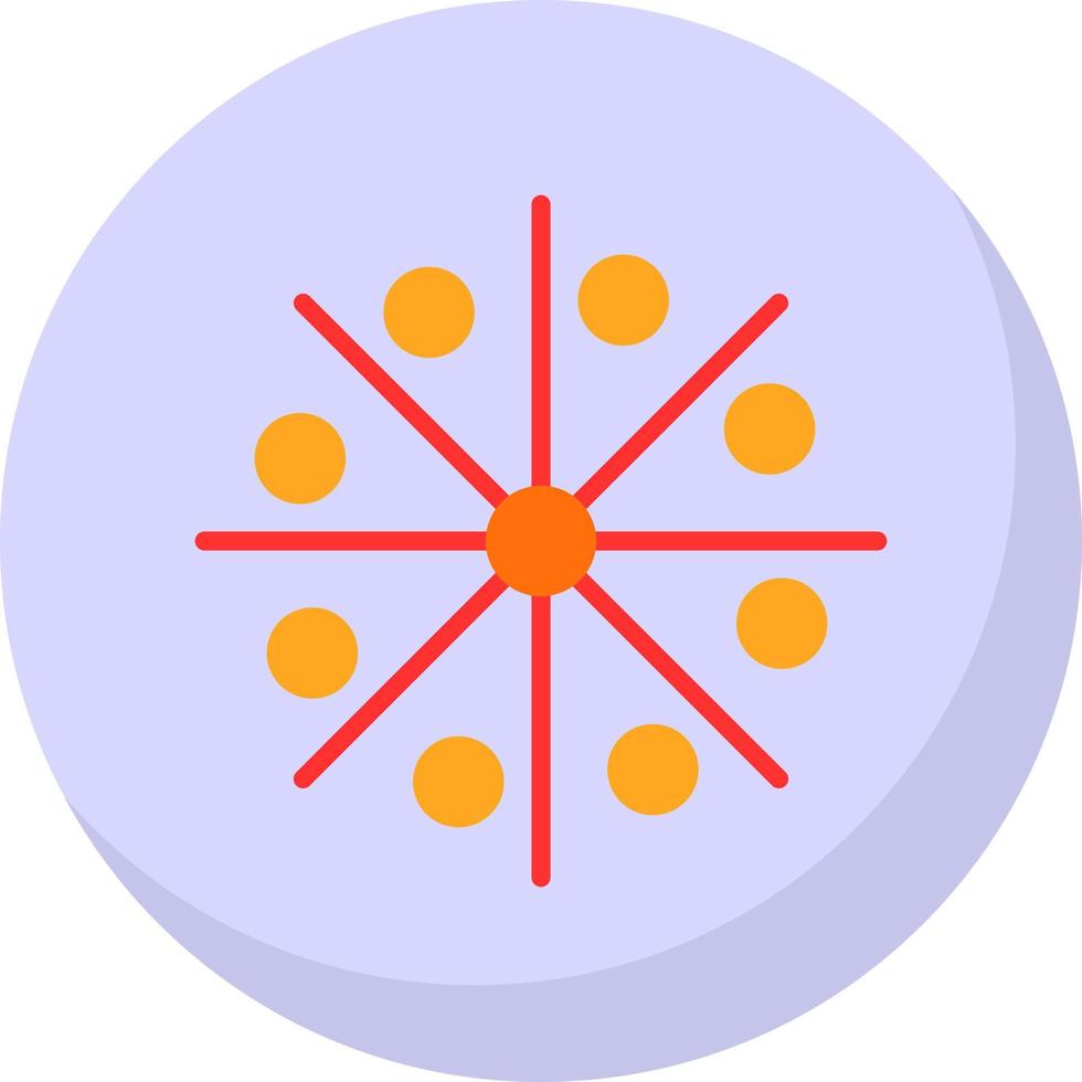 Fireworks Vector Icon Design
