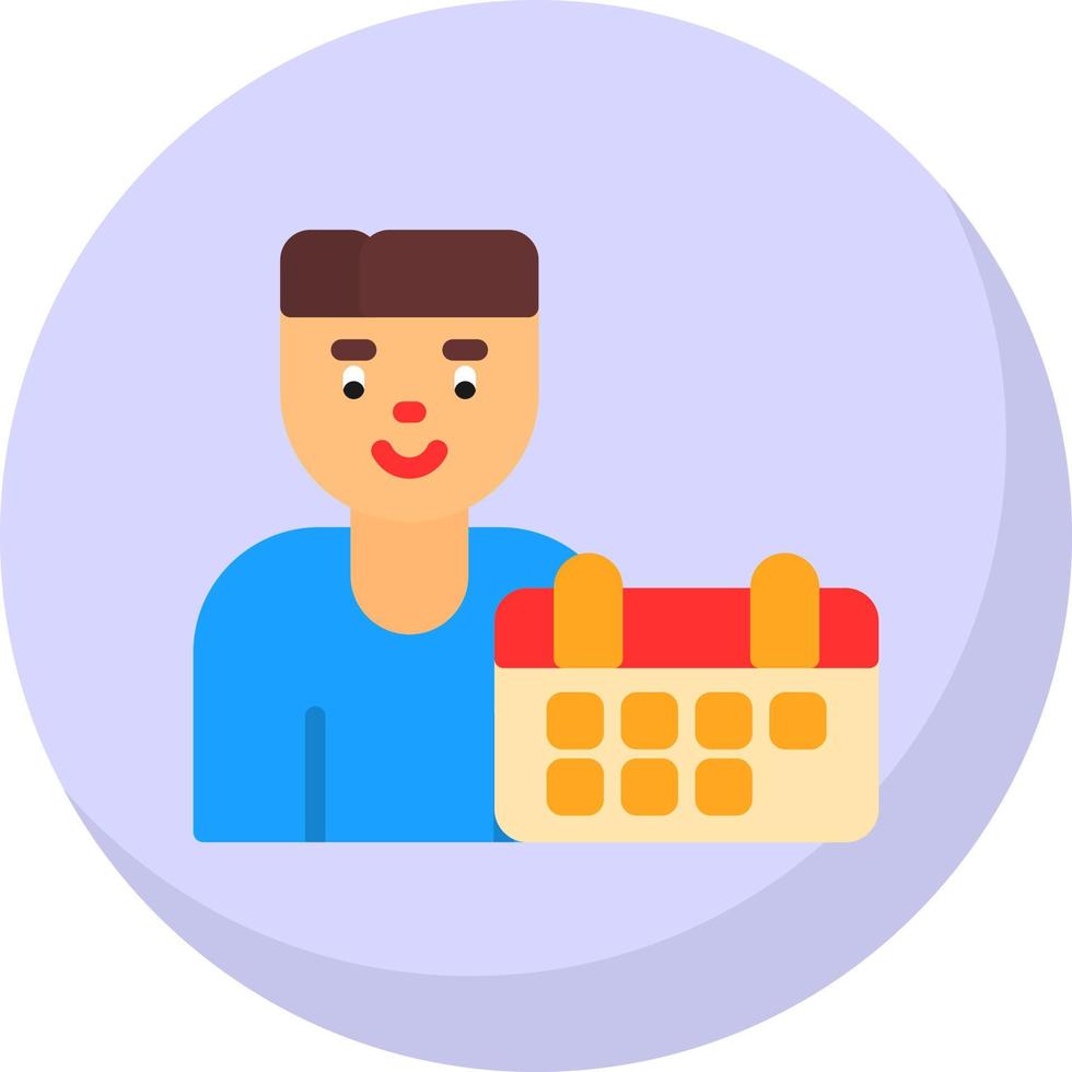 Event Planner Vector Icon Design