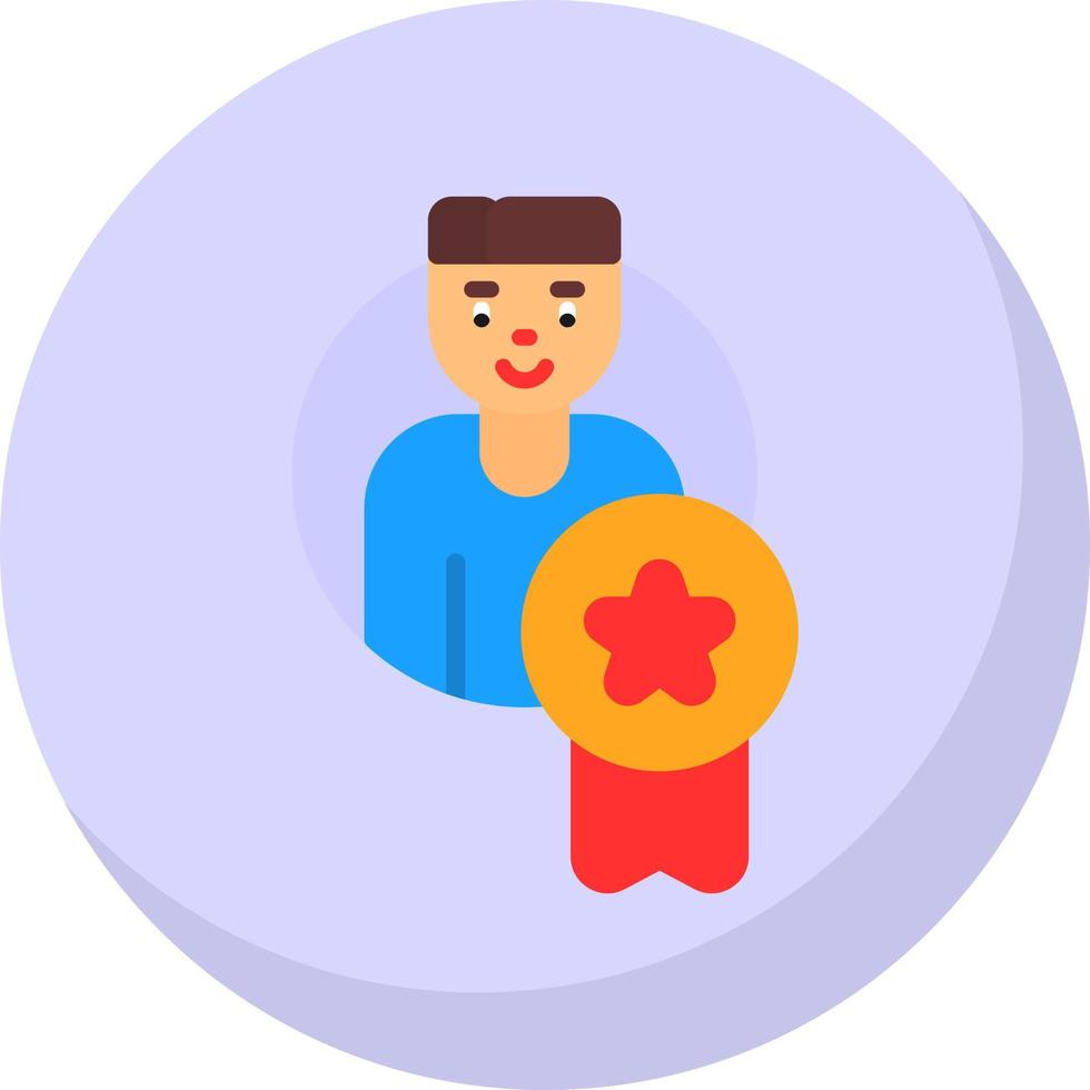 Best Employee Vector Icon Design