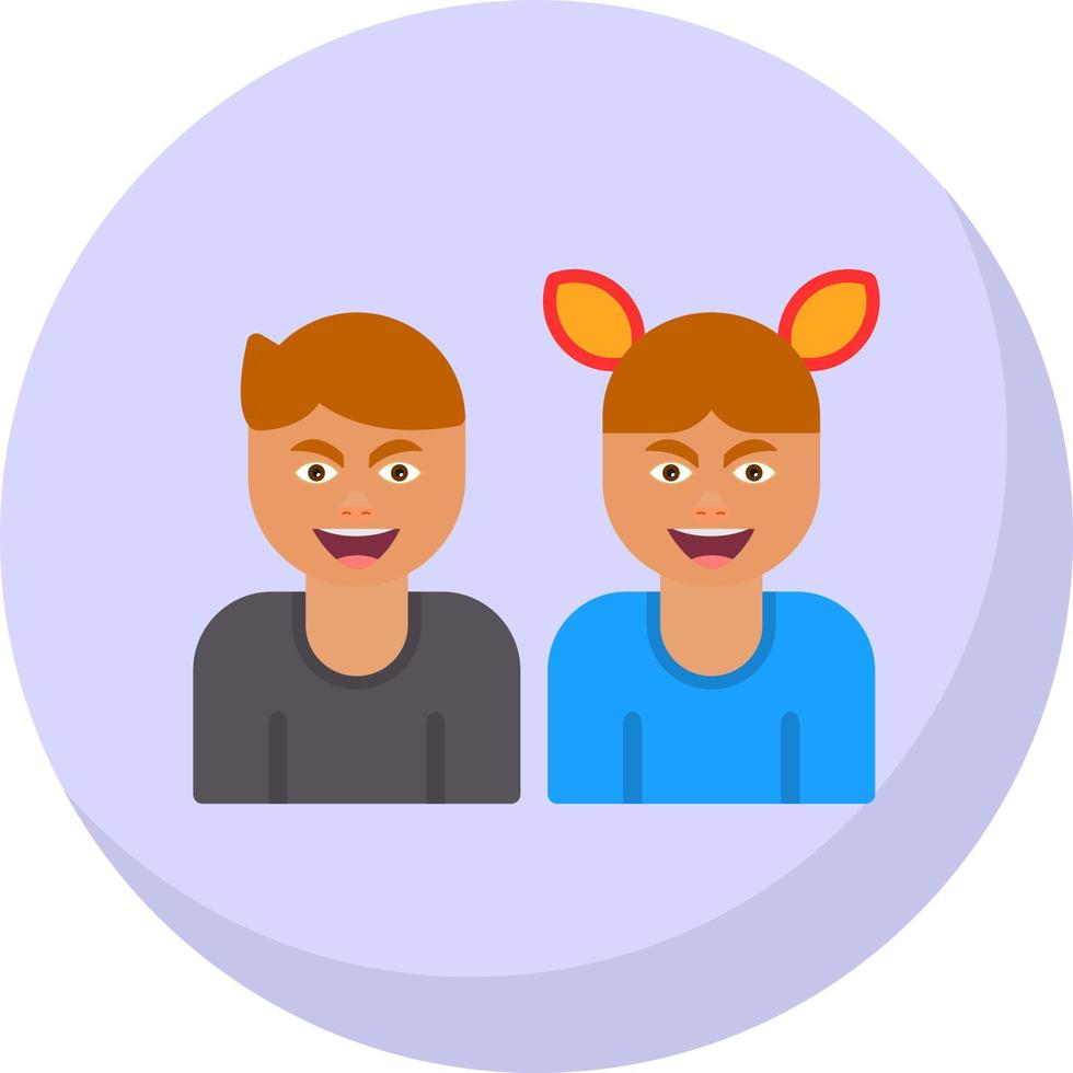 Children Vector Icon Design