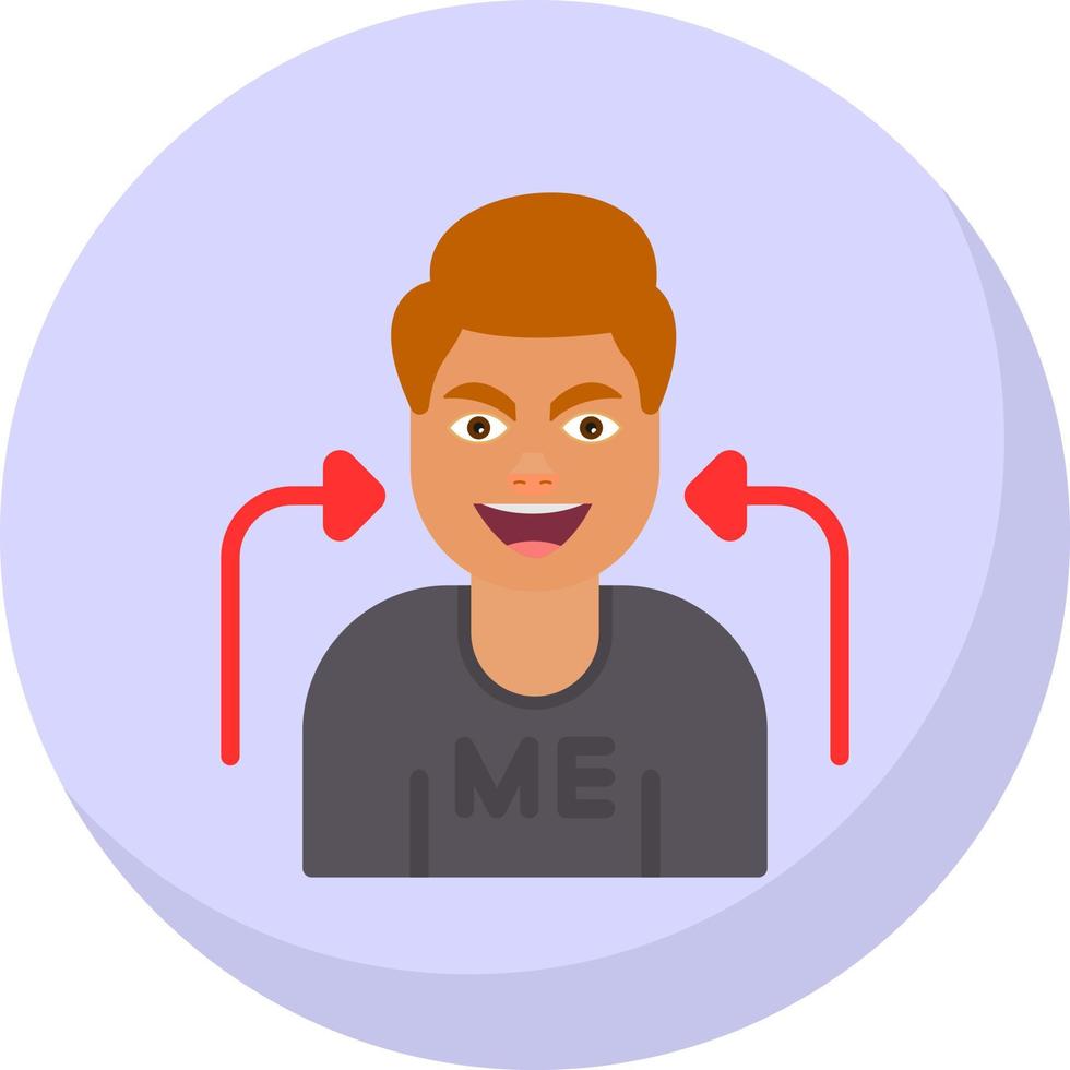 diseño de icono de vector de mí mismo