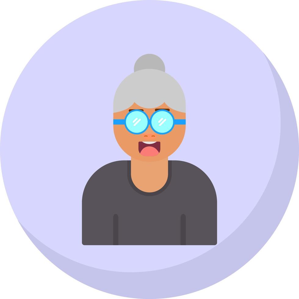 Grandmother Vector Icon Design