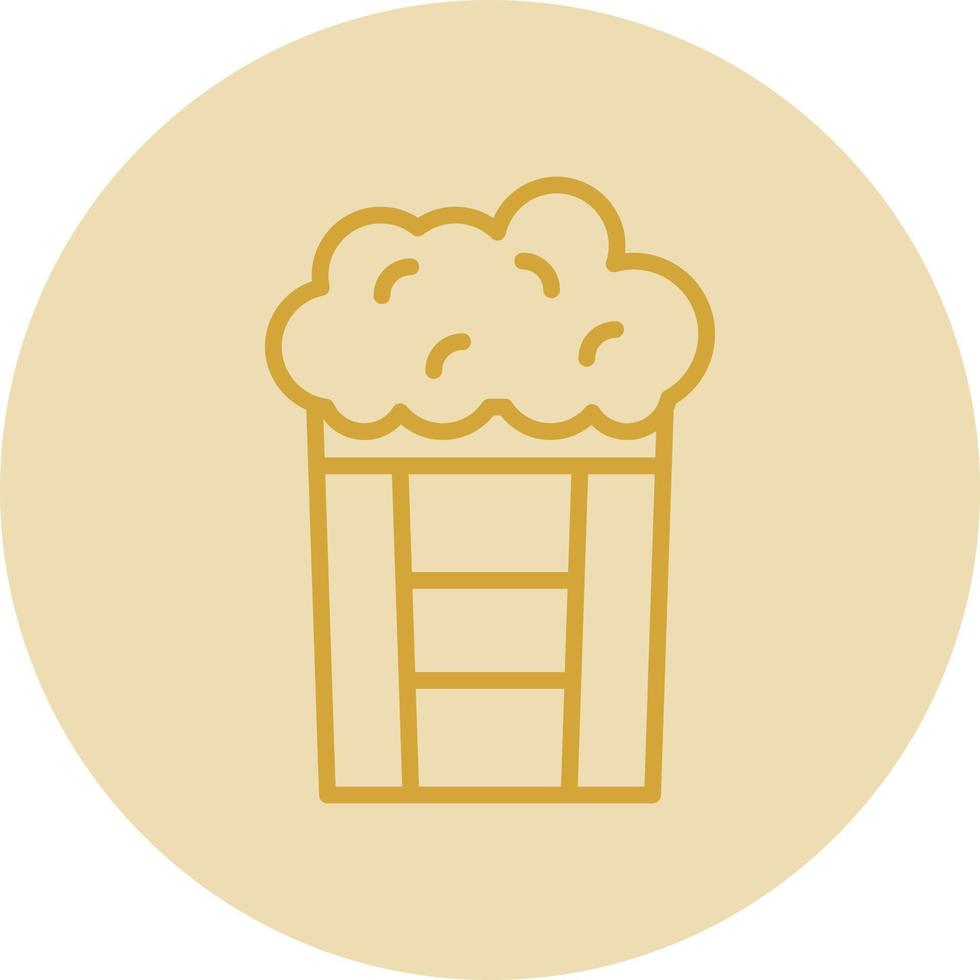 Popcorn Vector Icon Design