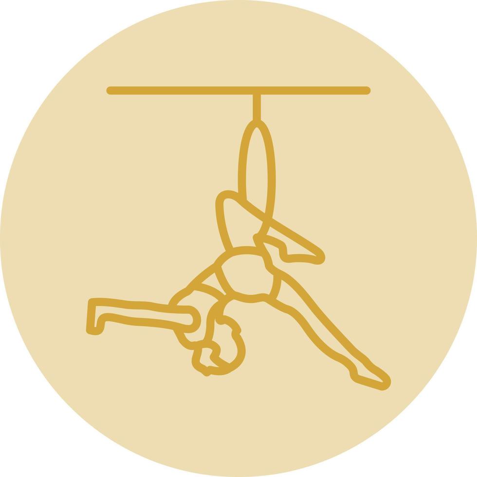 Trapeze Artist Vector Icon Design