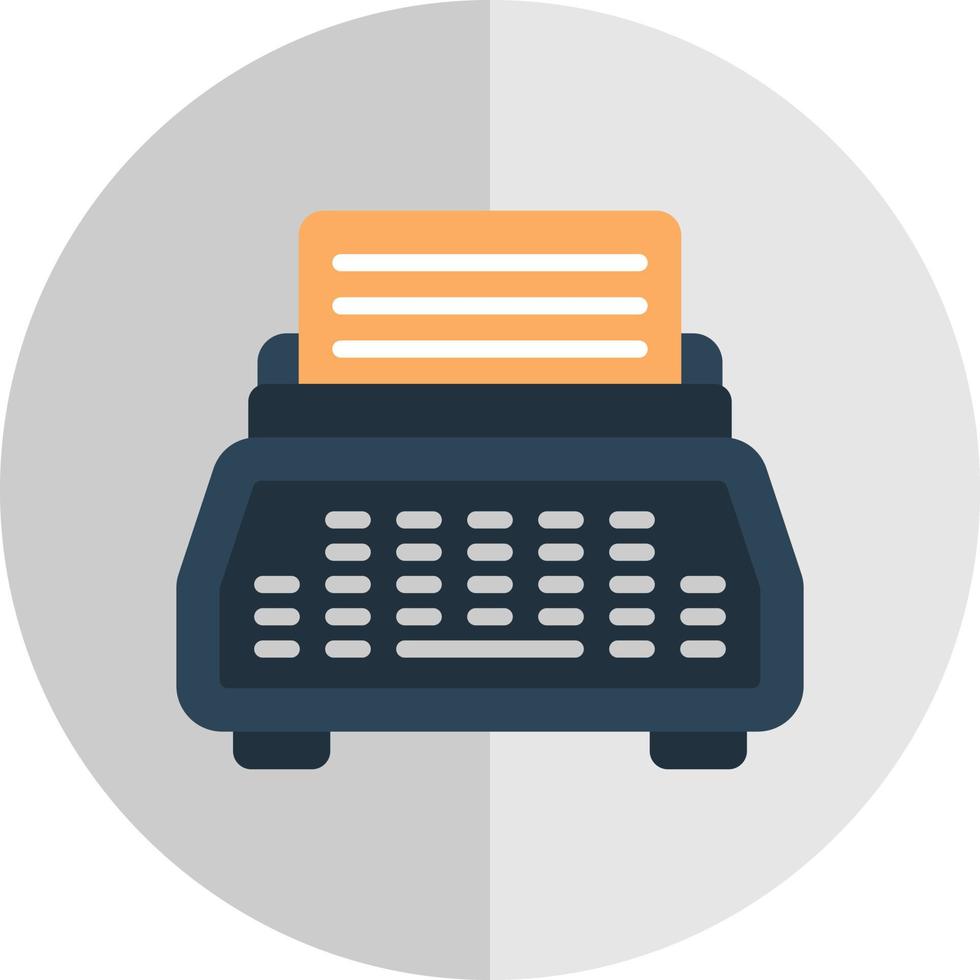 Typing Vector Icon Design