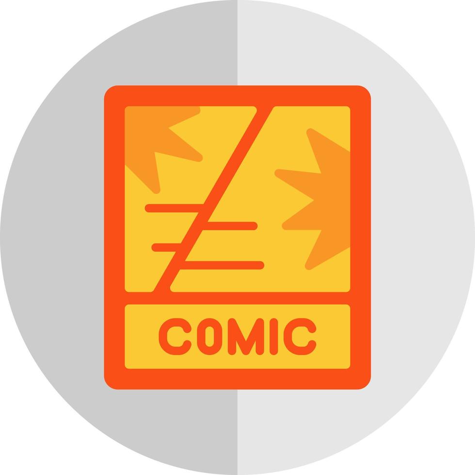 Comic Book Vector Icon Design