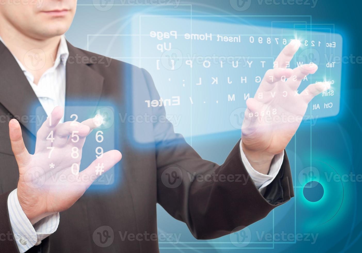 Two Virtual Keyboard. photo