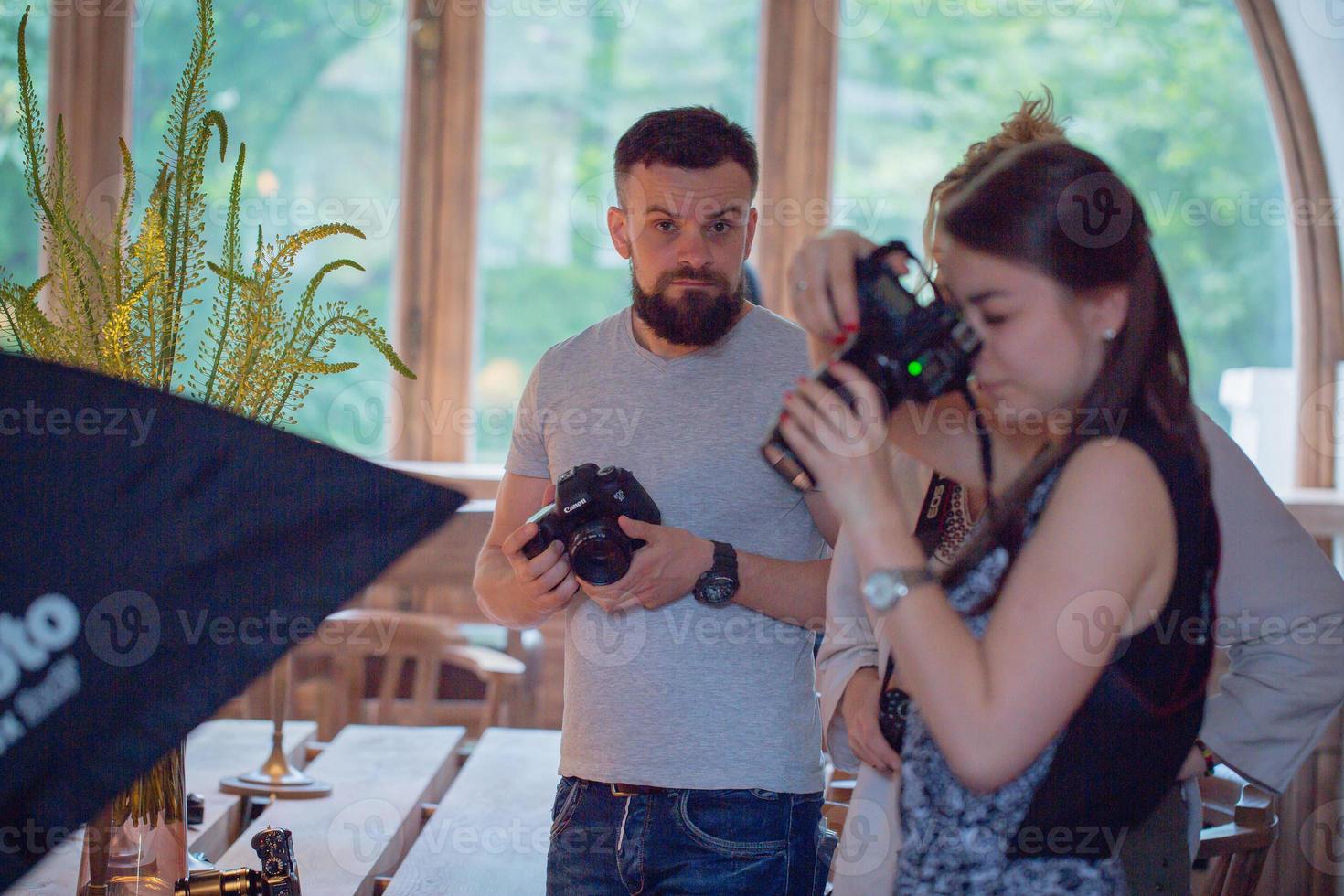 personas en fotografía clase foto