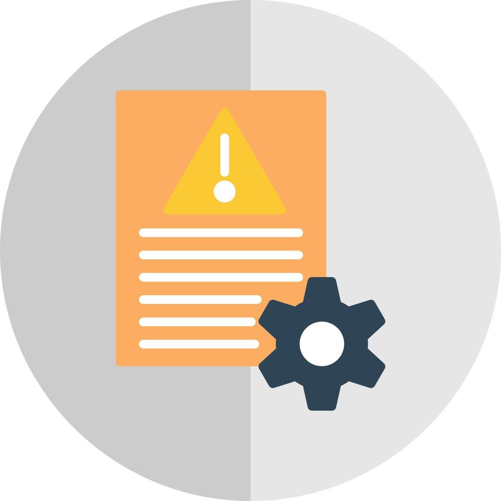 Risk Management Vector Icon Design