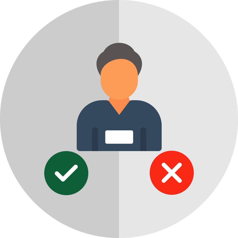 Decision Making Vector Icon Design