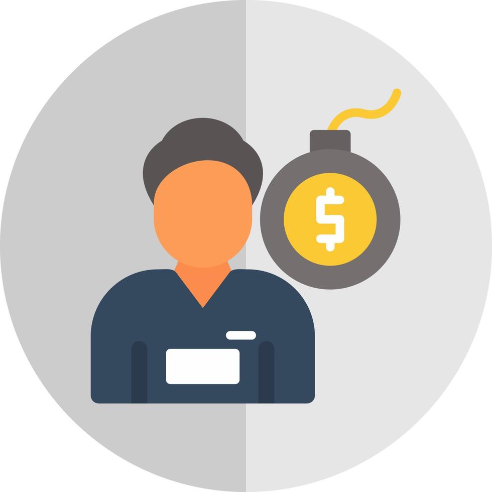 Debt Vector Icon Design
