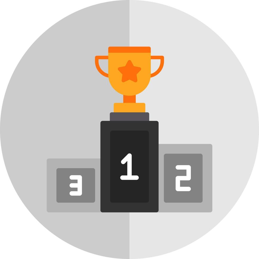 Podium Vector Icon Design