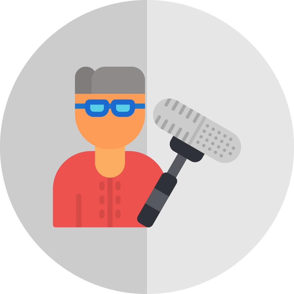 Boom Operator Vector Icon Design